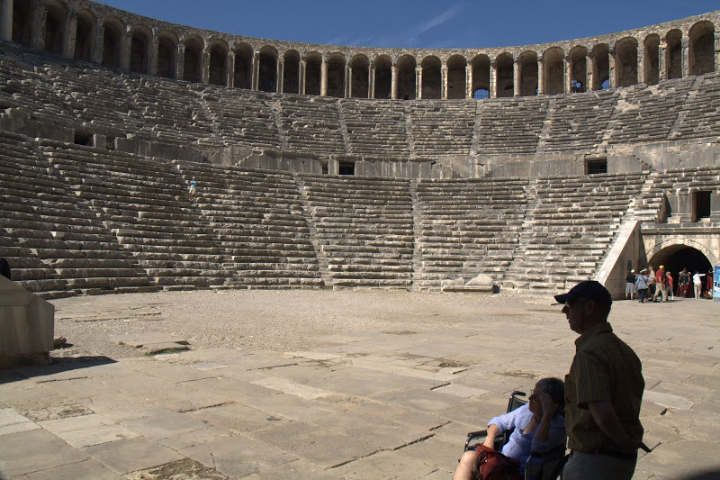 Амфитеатърът в Аспендос